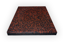 Плитка 500x500 Черная с вкраплениями цветной крошки, толщина 10-50 мм